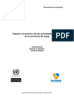 Impacto Economico de Las Actividades Mineras en Jujuy PDF
