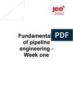 Fundamentals of Pipeline Engineering - Week One, Volume Three