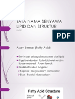 Tata Nama Senyawa Lipid Dan Struktur