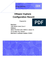 Vmware Vsphere Configuration Record (7-8-2013) V 2.1