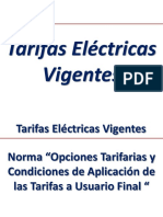 Tarifas Eléctricas 2013 (Res. 206-2013 OS-CD) UDEP