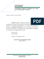 Criminal - Razões de Apelação Art. 157 2º, I, CP - 1002336-72.2017 - Dosimetria - Wilson Da Silva