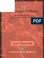 HONNETH - The Critique of Power.pdf