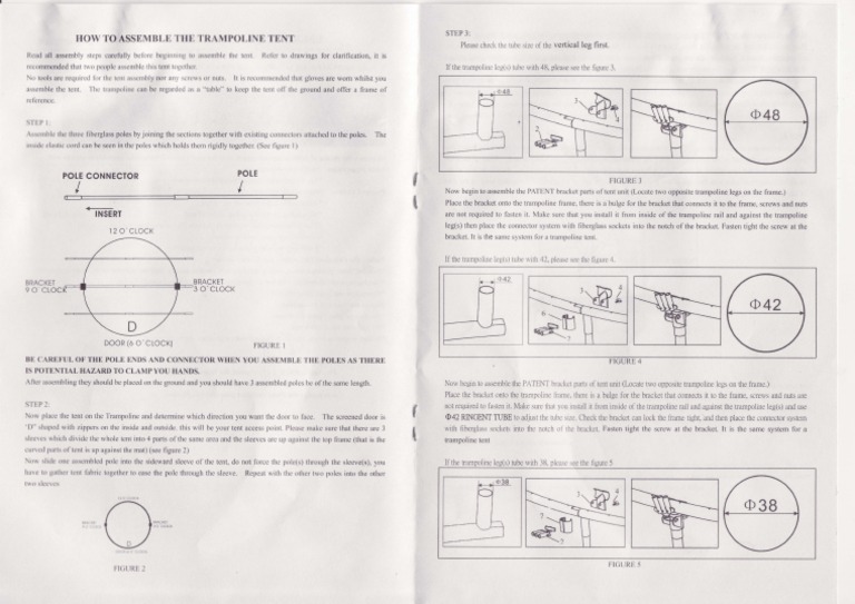 Atlantic Trampolines Trampoline Tent Instructions Part 1 PDF
