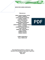 Informe de Quimica Inorganica