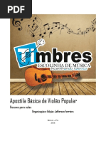 Apostila Básica de Violão Popular - Escola Timbres