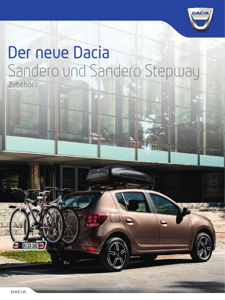 Dacia Sandero Zubehoer Broschuere