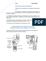 Historia Del Control Automático