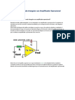 Generador Onda Triangular Con Amplificador Operacional