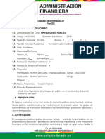 Unidad de Aprendizaje Presupuesto Publico-2018-1 R