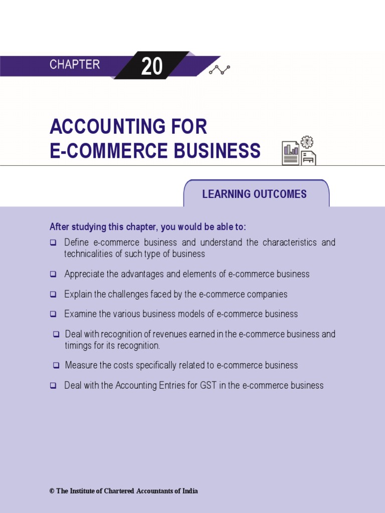 Accounting for E Commerce Financial Transaction