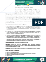 Evidencia Formato Estructurar El Cronograma Del Programa