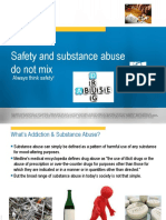 Safety and Substance Abuse Do Not Mix