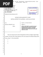 Eagan Avenatti Bankruptcy Ruling