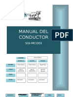 SGI - MCO03 Manual Del Conductor