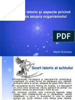 Schi - istoric și influența asupra organismului(40 caractere