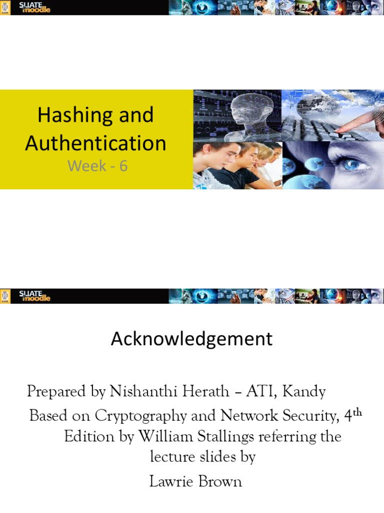 Hashing and Authentication Overview | PDF | Public Key Cryptography ...