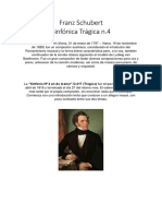 Franz Schubert Sinfonia 4 Analisis