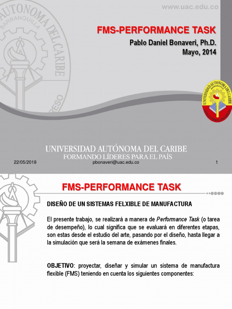 FMS Performance Task | PDF | Design | Computer Program