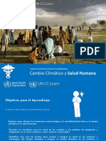 SPANISH - Climate Change and Human Health