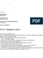 70-411 Module 9 Lab A