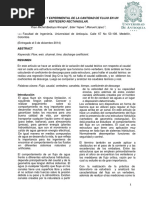 Informe 2. Vertedero RECTANGULAR