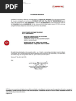 Poliza de Seguros Mapfre PDF