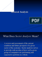 Sectoral Analysis