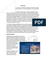 Proporción - en La Arquitectura