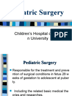 Pediatric Surgery: Children's Hospital of Fuda N University