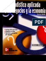 Webster Allen - Estadistica Aplicada A Los Negocios Y La Economia PDF