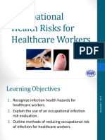 Occupational Health Risks For Healthcare Workers