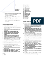 Masongsong's Midterms Reviewer on Renewable Energy Technologies