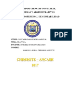 Registros contables de transacciones gubernamentales