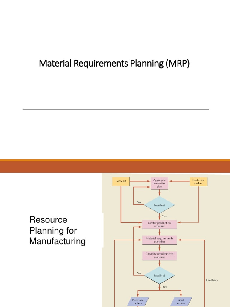 5 Material Requirements Planning | PDF | Enterprise Resource Planning