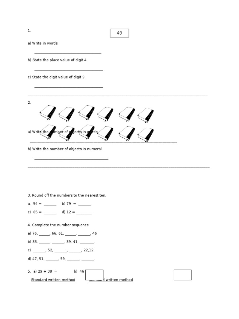 Year 1 Mathematics Dlp Paper 2 Mathematical Notation Teaching Mathematics