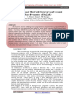 Computation of Electronic Structure and Ground State Properties of Naznf3