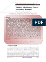 NYMBLE: Blocking Misbehaving Users in Anonymizing Networks: Abstract
