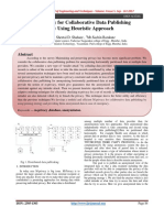 M-Privacy For Collaborative Data Publishing by Using Heuristic Approach