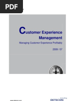 Download Detecon Opinion Paper Customer Experience Management Managing Customer Experience Profitably by Detecon International SN37994393 doc pdf