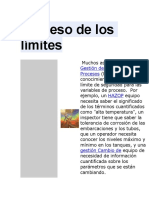 Limites de Proceso