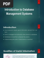 1 Introduction To DBMS