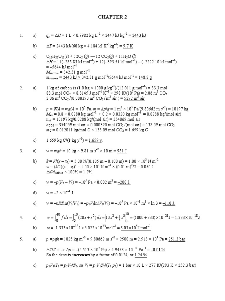 PHYSICAL CHEMISTRY SOLUTION MANUAL PDF visual data 2