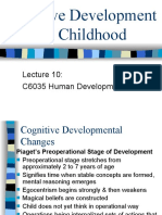 Cognitive Development of Early Childhood