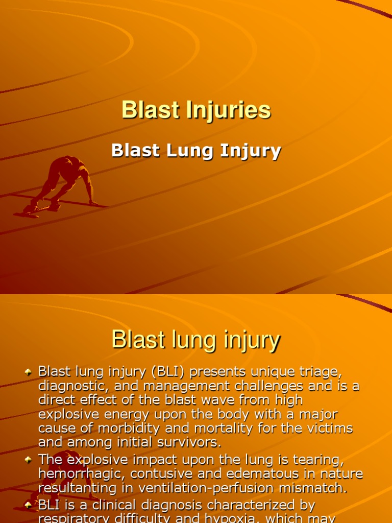 Blast Injuries.ppt Major Trauma Health Sciences