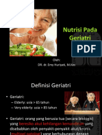 Gizi Geriatri 24 Mei 2016