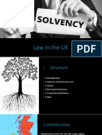 Insolvency Law in The UK