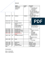 Rundown Baksos Presentasi