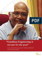 DR R A Mashelkar - Gandhian Engineering