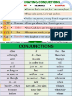 Conjunctions in English
